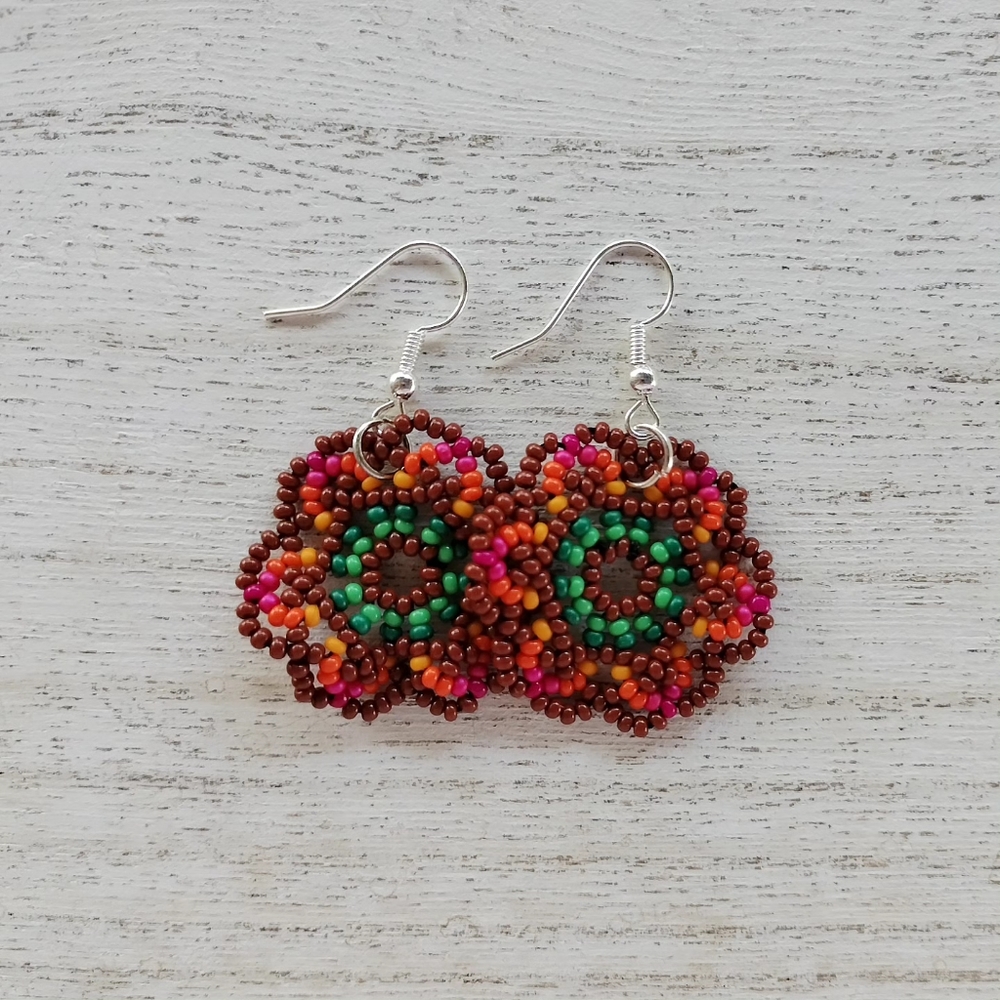 SOLD Beaded earrings
